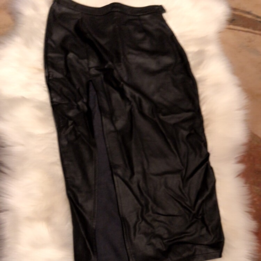 new Hot Miami style faux leather pencil skirt